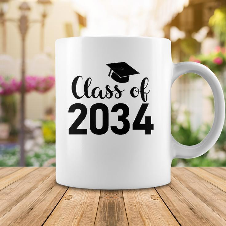 Class Of 2034 Grow With Me - Handprints Go On The Back Coffee Mug Unique Gifts