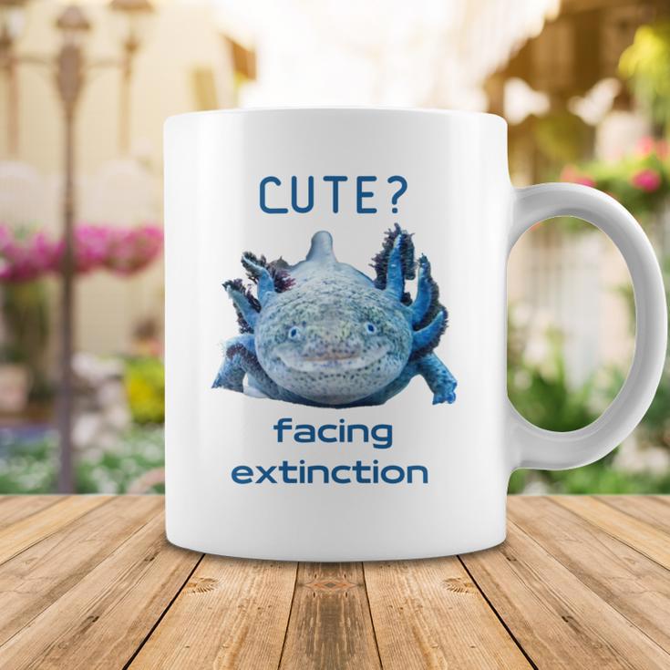 Cute Axolotl Facing Extinction Coffee Mug Funny Gifts