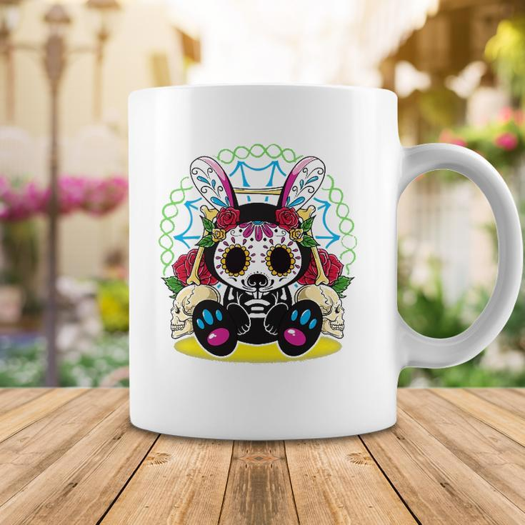 Day Of The Dead Dia De Los Muertos Bunny Sugar Skull Coffee Mug Unique Gifts