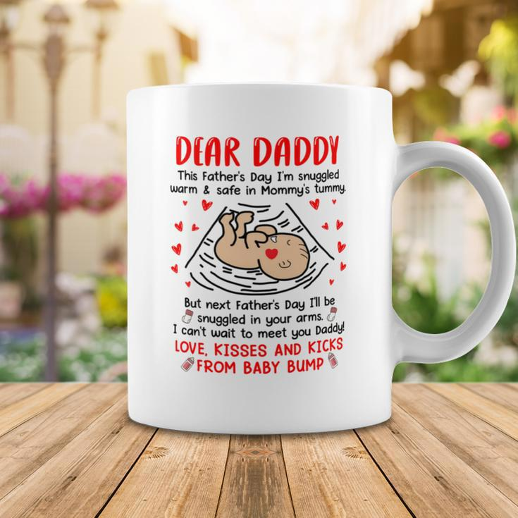 Dear Daddy I Cant Wait To Meet You Fathers Day Mug Coffee Mug Unique Gifts