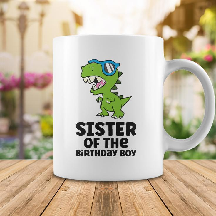 Dinosaur Birthday Sister Of The Birthday Boy Coffee Mug Unique Gifts