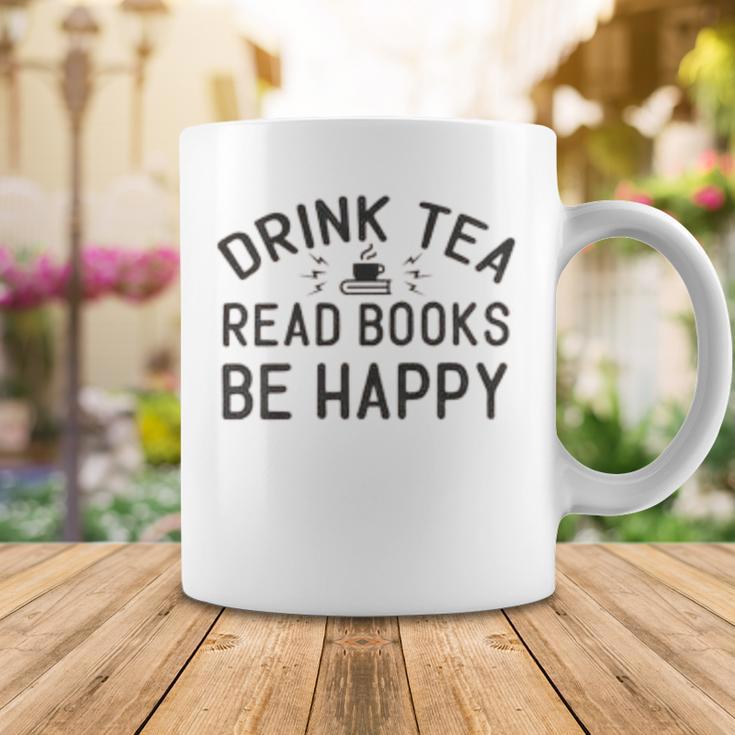 Drink Tea Read Books Coffee Mug Funny Gifts