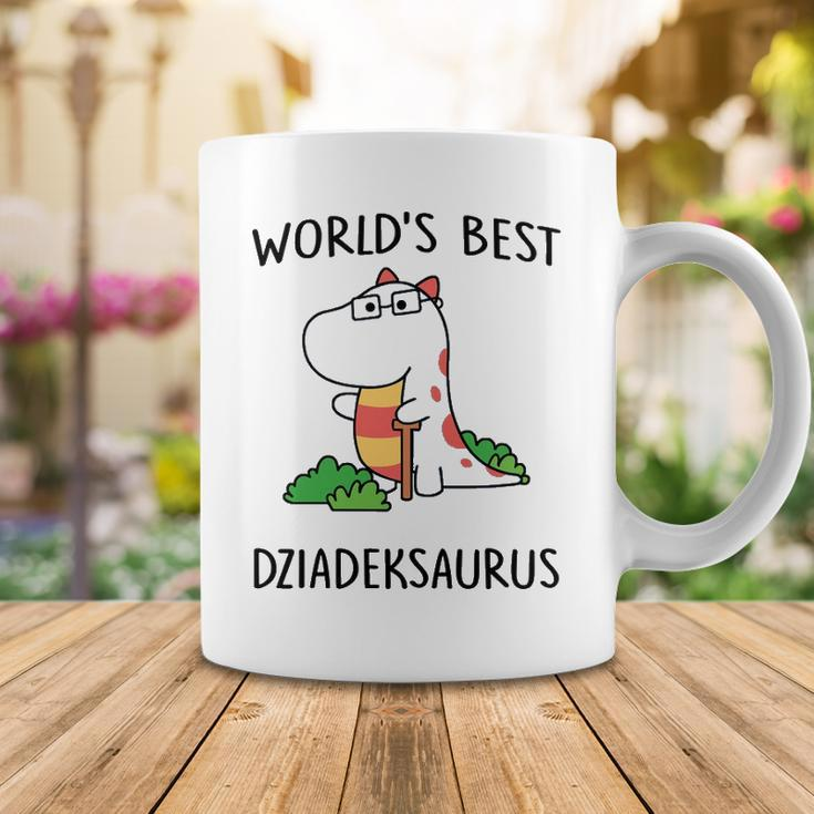 Dziadek Grandpa Gift Worlds Best Dziadeksaurus Coffee Mug Funny Gifts