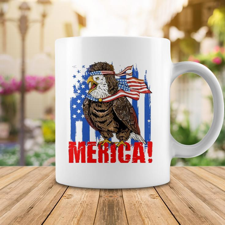 Eagle American Flag Usa Flag Mullet Eagle 4Th Of July Merica Coffee Mug Unique Gifts