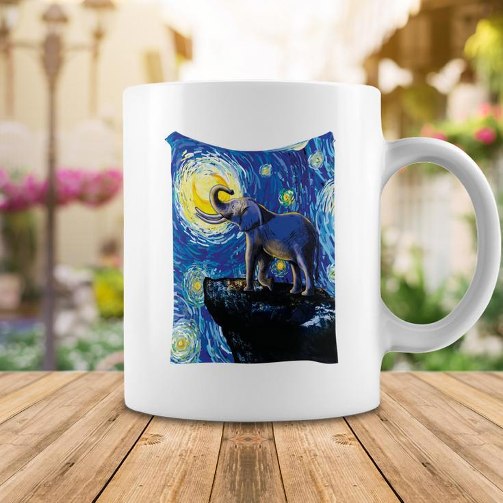 Elephant - Moon Night Sky Coffee Mug Unique Gifts