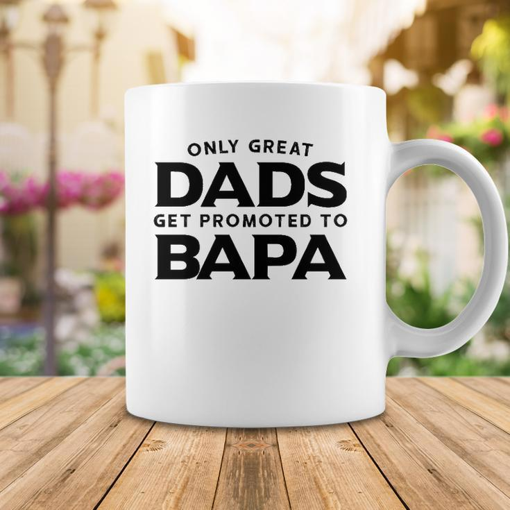 Fathers Day Bapa Gift Only Great Dads Get Promoted To Bapa Coffee Mug Unique Gifts