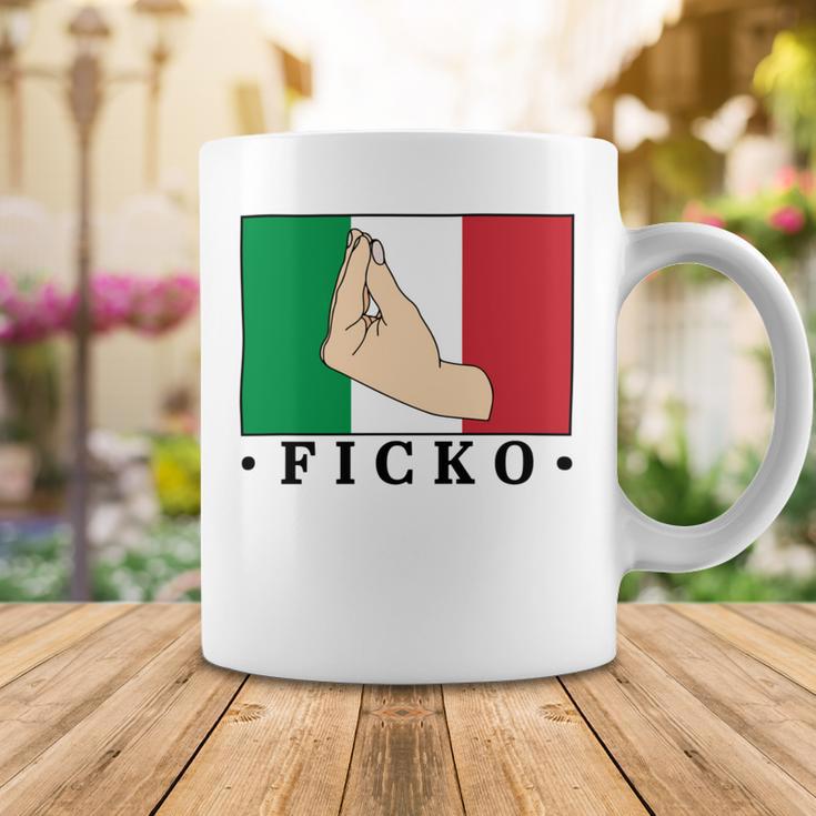 Ficko Italian Hand Sign Coffee Mug Funny Gifts