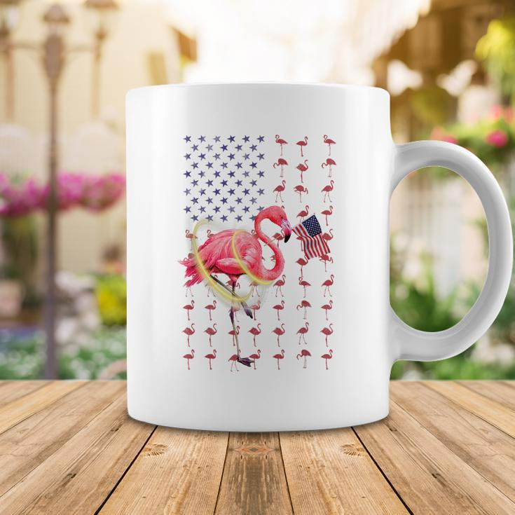 Flamingo American Usa Flag 4Th Of July Patriotic Funny Coffee Mug Funny Gifts