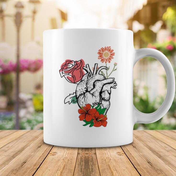 Flower Heart Spring Happy Coffee Mug Funny Gifts