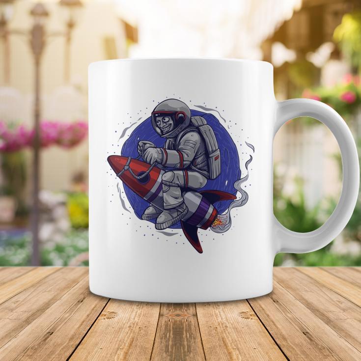 Funny Astronaut Monkey V4 Coffee Mug Funny Gifts