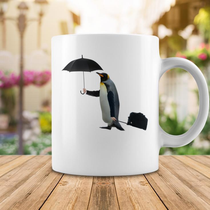 Funny Business Penguin Birds With Human Hands Coffee Mug Funny Gifts