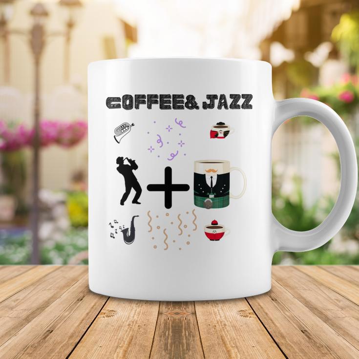 Funny Coolgiftcute Coffee Jazz Jazzmusiccoffeejazz Loverjazz Musicnashvillevintageguitar Coffee Mug Funny Gifts