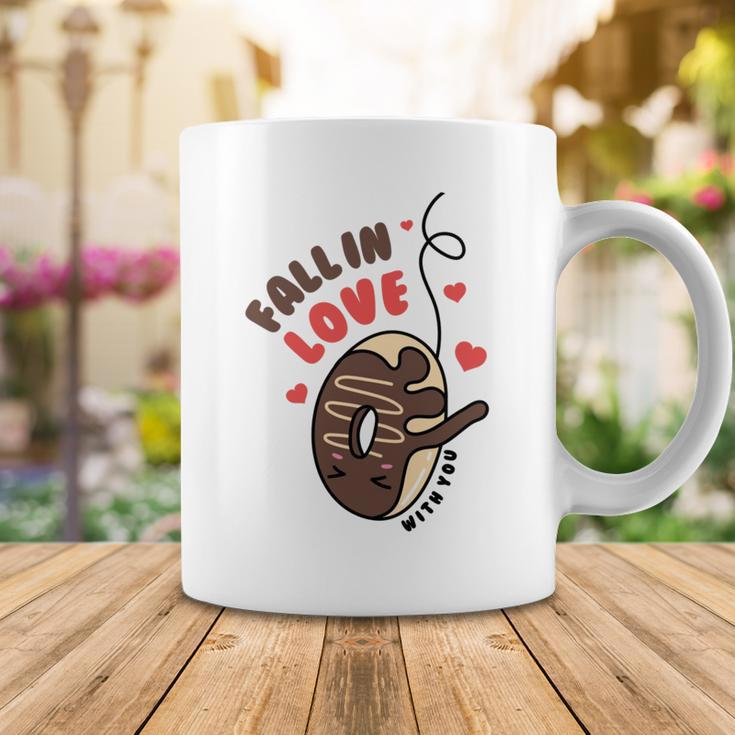 Funny Donut Fall In Love Coffee Mug Funny Gifts