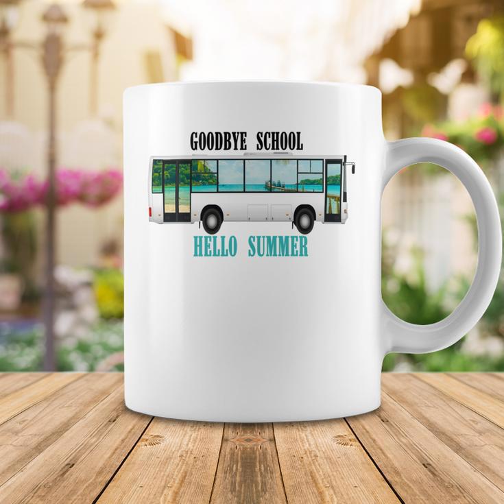 Goodbye School Hello Summer Last Day Design For Students Coffee Mug Funny Gifts