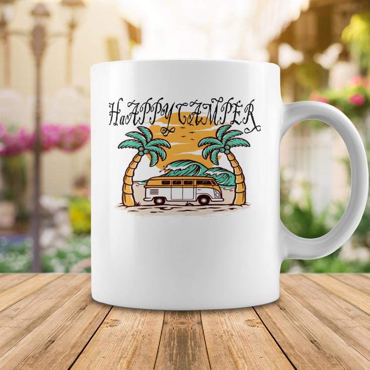 Happy Camper V2 Coffee Mug Funny Gifts