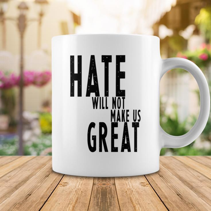 Hate Will Not Make Us Great Resist Anti Donald Trump Coffee Mug Funny Gifts