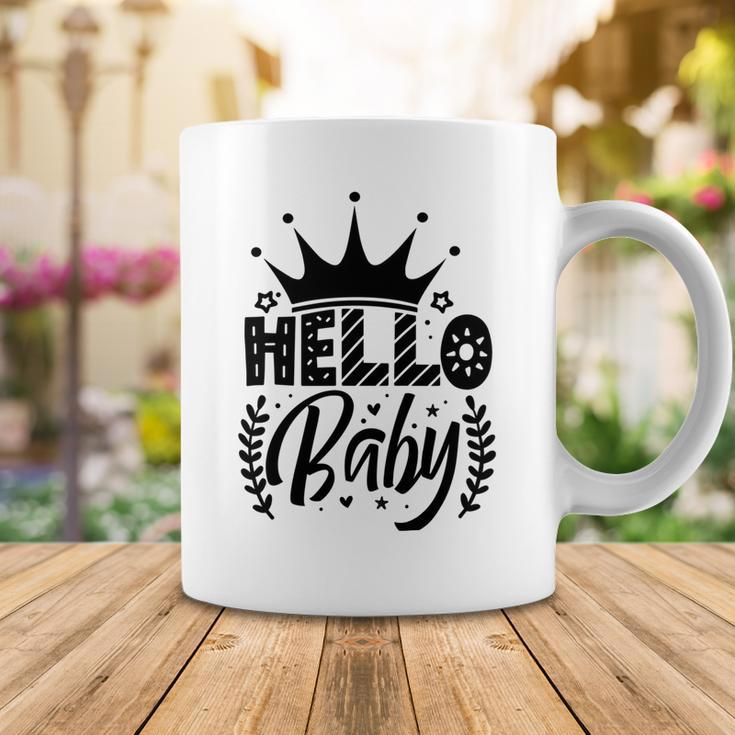 Hello Baby Graphic Design For New Coming Babys Coffee Mug Funny Gifts