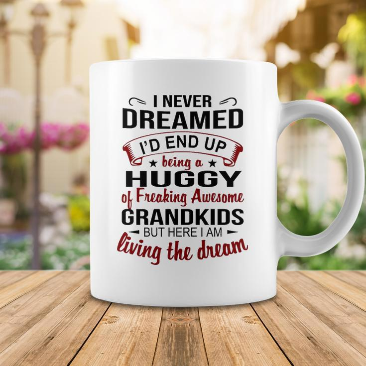Huggy Grandpa Gift Huggy Of Freaking Awesome Grandkids Coffee Mug Funny Gifts