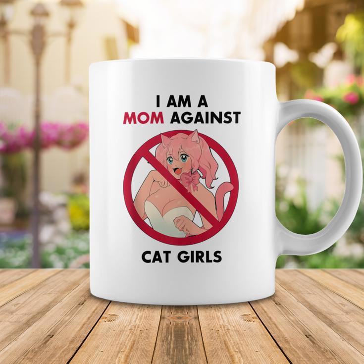 I Am A Mom Against Cat Girls V2 Coffee Mug Funny Gifts