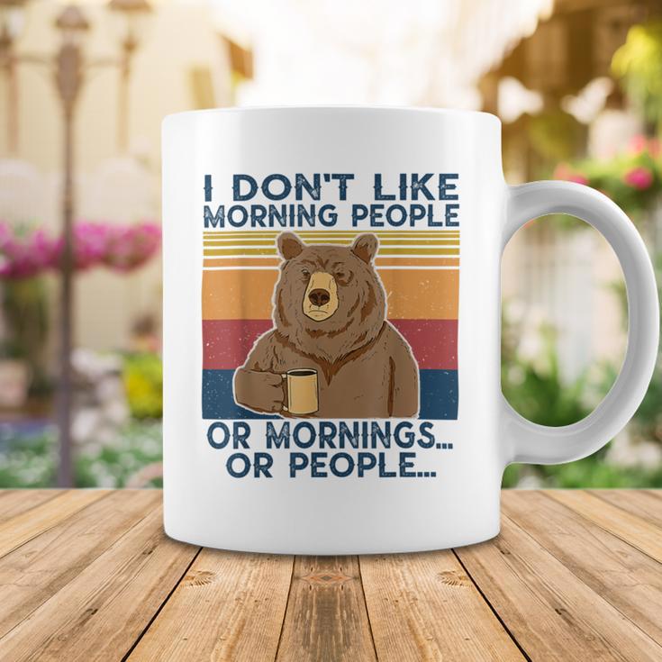 I Dont Like Morning People Or Mornings Or People Coffee Mug Funny Gifts