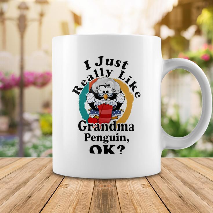 I Really Like Grandma Penguin Ok Coffee Mug Funny Gifts