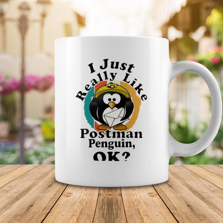 I Really Like Postman Penguin Ok Coffee Mug Funny Gifts