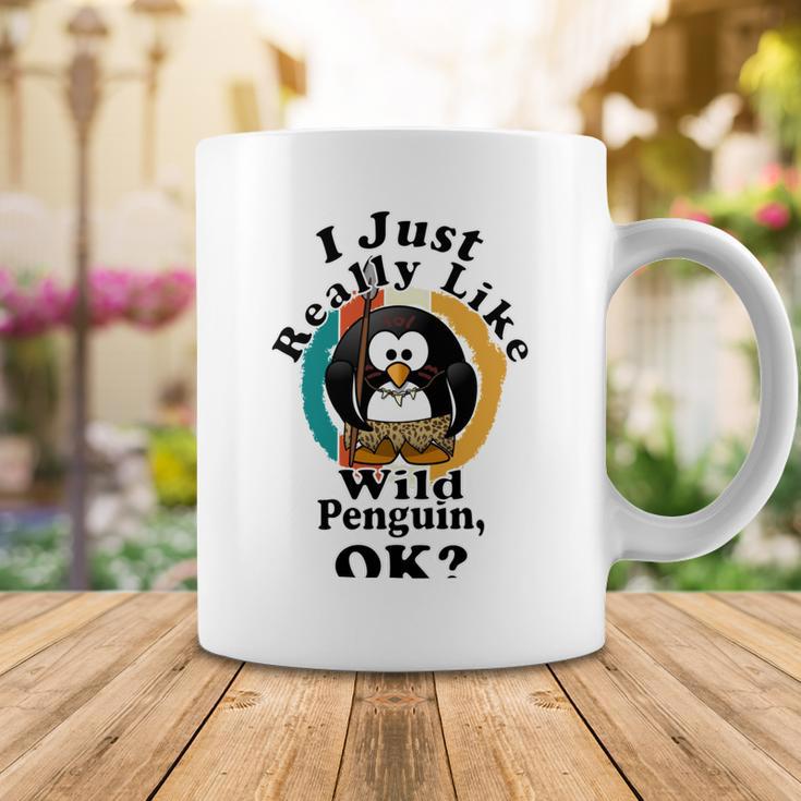 I Really Like Wild Penguin Ok Coffee Mug Funny Gifts