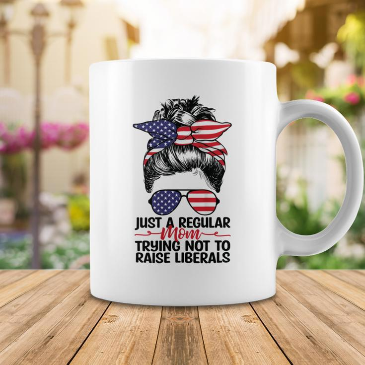 Just A Regular Mom Trying Coffee Mug Funny Gifts