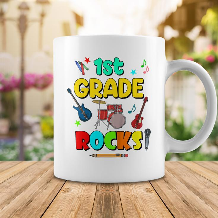 Kids 1St Grade Rocks Back To School Boys Girls 1St Day Of School Coffee Mug Funny Gifts