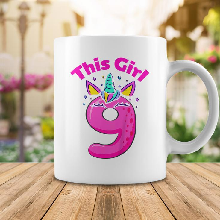 Kids Its My 9Th Birthday Happy 9 Years Old Unicorn Girls Party Coffee Mug Funny Gifts