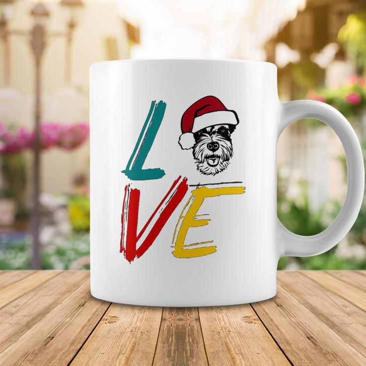 Love My Xmas Miniature Schnauzer Coffee Mug Funny Gifts