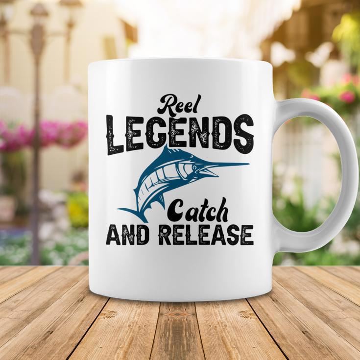 Loving Fish Reel Legends Catch And Release Coffee Mug Funny Gifts