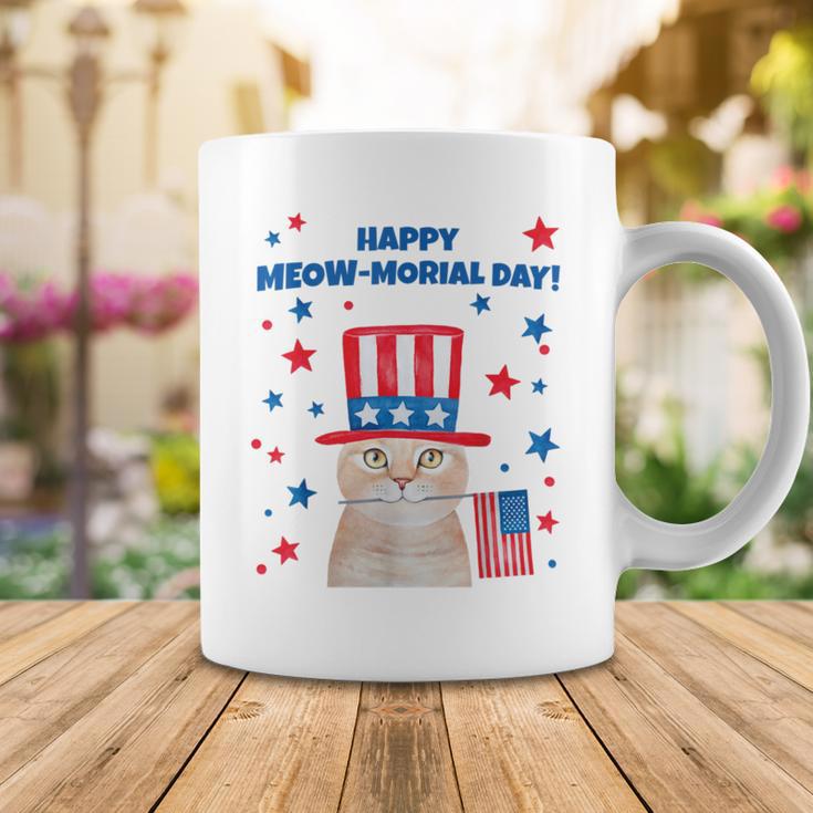 Memorial Day Cat Meowmorial Day Coffee Mug Funny Gifts