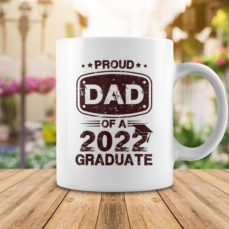 Mens Proud Dad Of A Class Of 2022 Graduate Senior Graduation Best Coffee Mug Unique Gifts