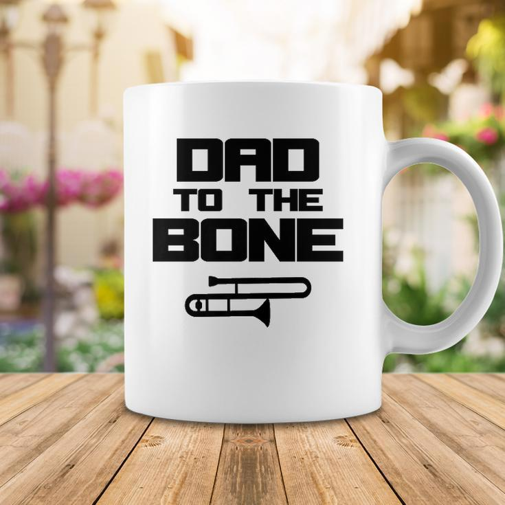 Mens School Marching Band Parent Funny Trombone Dad Coffee Mug Unique Gifts