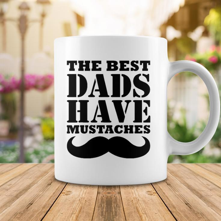 Mens The Best Dads Have Mustaches Father Daddy Funny Coffee Mug Unique Gifts