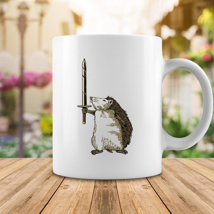 Mighty Hedgehog With Long Sword Coffee Mug Unique Gifts