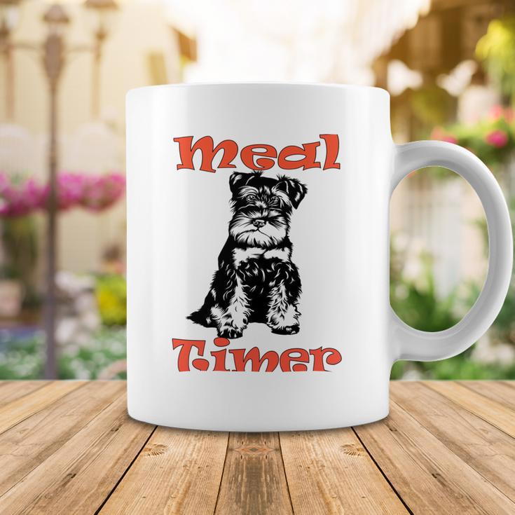 Miniature Schnauzer At Home Meal Timer Multi Tasking Dog Coffee Mug Funny Gifts