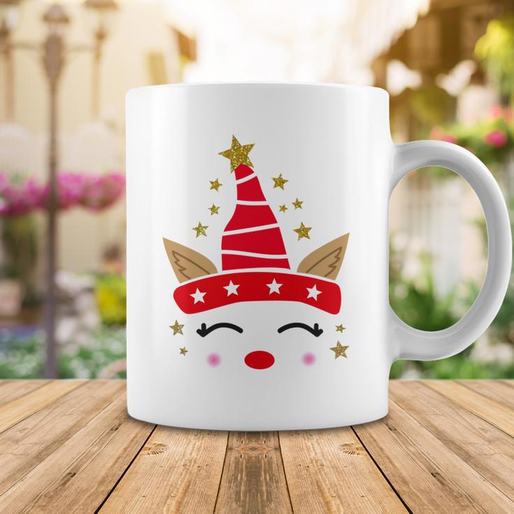 New Christmas Unicorn Face Santicorn Cute Coffee Mug Funny Gifts