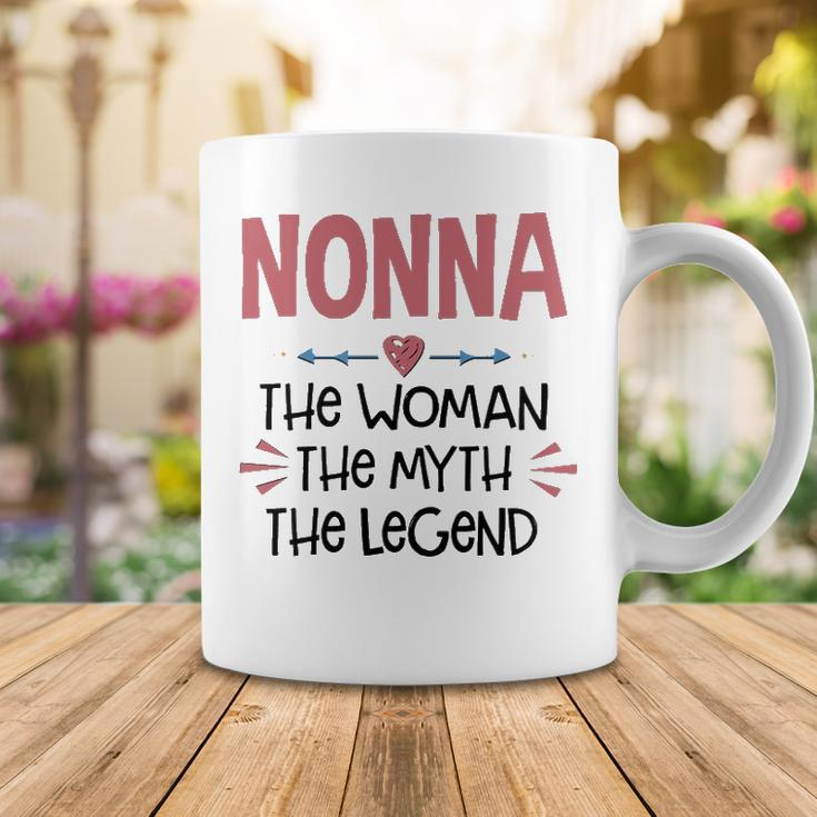 Nonna Grandma Gift Nonna The Woman The Myth The Legend Coffee Mug Funny Gifts