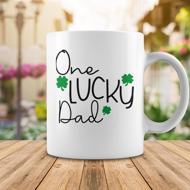 One Lucky Dad Funny St Patrick Day Coffee Mug Funny Gifts