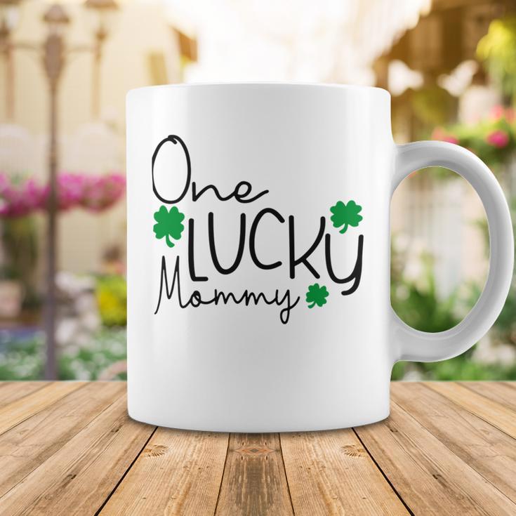 One Lucky Mommy Coffee Mug Funny Gifts