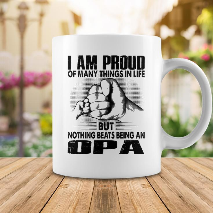 Opa Grandpa Gift Nothing Beats Being An Opa Coffee Mug Funny Gifts