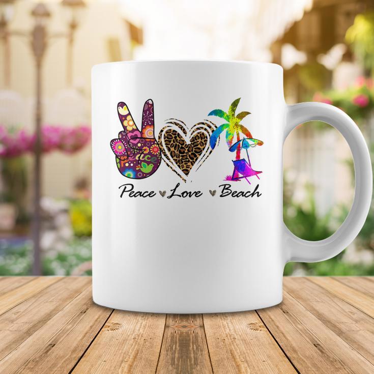 Peace Love Beach Summer Vacation Beach 185 Shirt Coffee Mug Funny Gifts