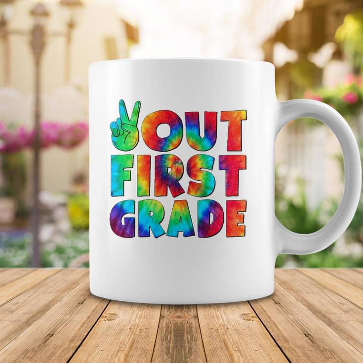 Peace Out First 1St Grade Graduation Last Day Of School Coffee Mug Unique Gifts