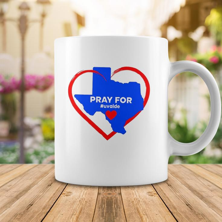Pray For Uvalde Texas Map Heart Protect Our Children Rip For Uvalde Coffee Mug Unique Gifts