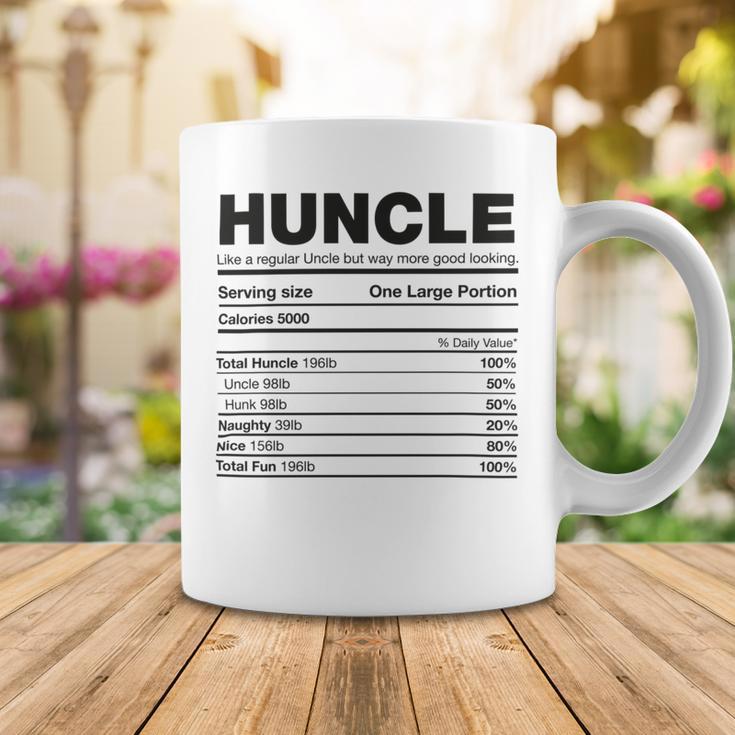 Premium Huncle Like A Regular Uncle But Way More Good Looking Nutrition Chart Coffee Mug Funny Gifts