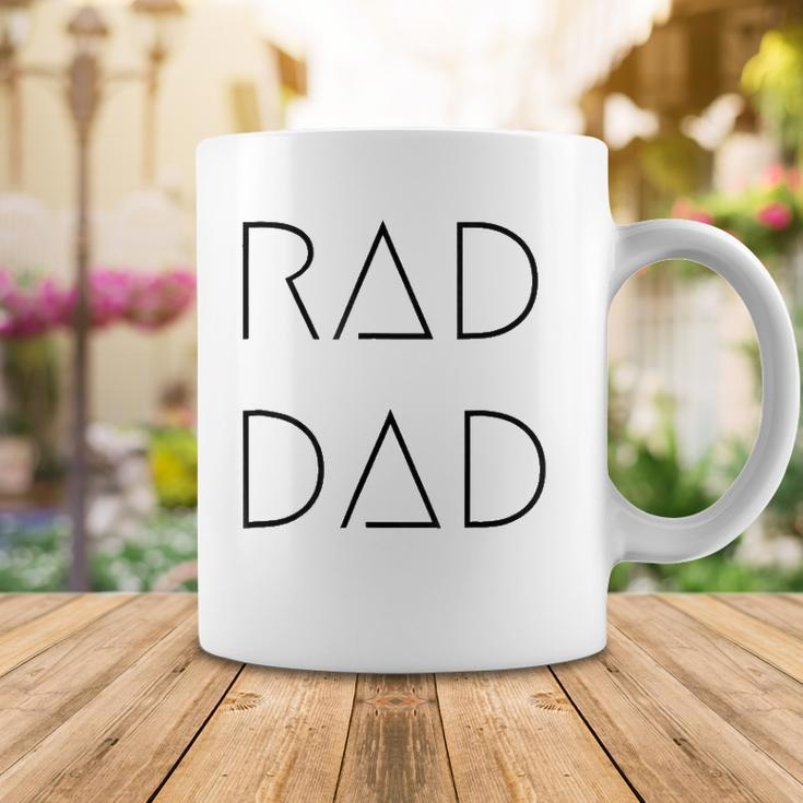 Rad Dad For A Gift To His Father On His Fathers Day Coffee Mug Unique Gifts