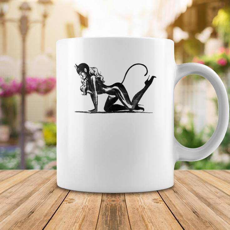 Sexy Catsuit Latex Black Cat Costume Cosplay Pin Up Girl Coffee Mug Unique Gifts