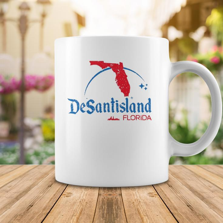 State Of Liberty Florida Map Fl Flag Desantisland Coffee Mug Unique Gifts